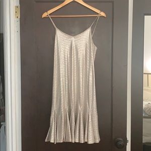 Julie Brown NYC Bea Dress in Metallic Pearl